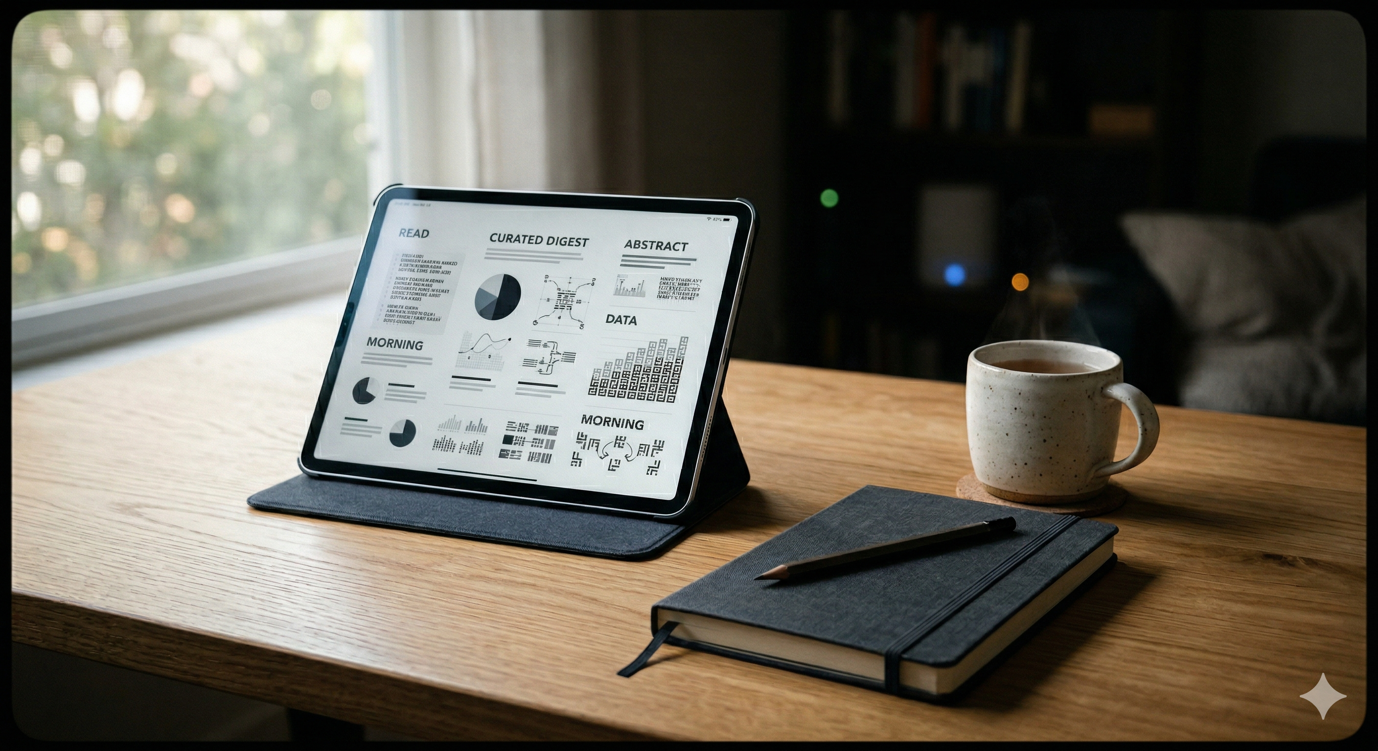 Selective reading setup focused on one curated digest instead of noisy alerts.